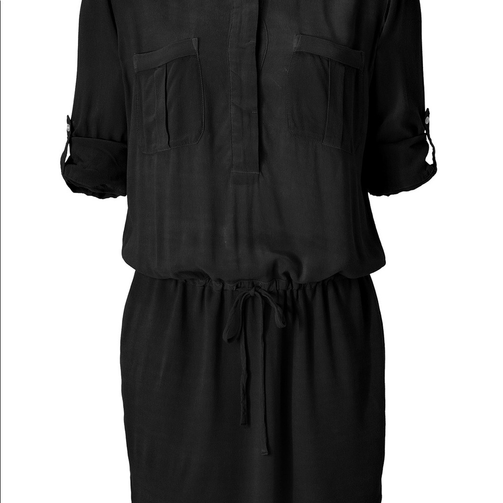 ***SOLD***James Perse Crepe Utility Dress - Picture 2 of 7